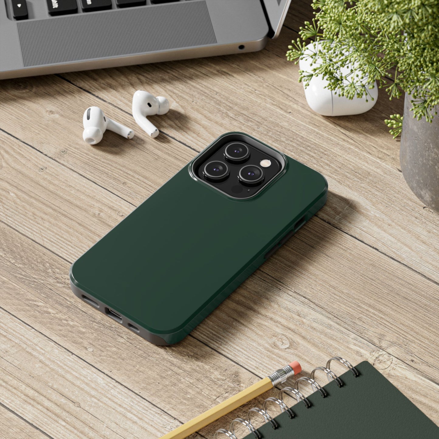 Midnight Green Tough Phone Case - Durable & Stylish Protection for Everyday Use, Gifts for Tech Lovers, Perfect for Holidays & Daily Life