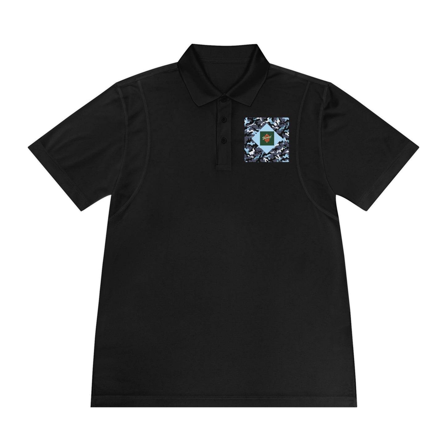 Men's Sport Polo Shirt - Camo & Diamond 8