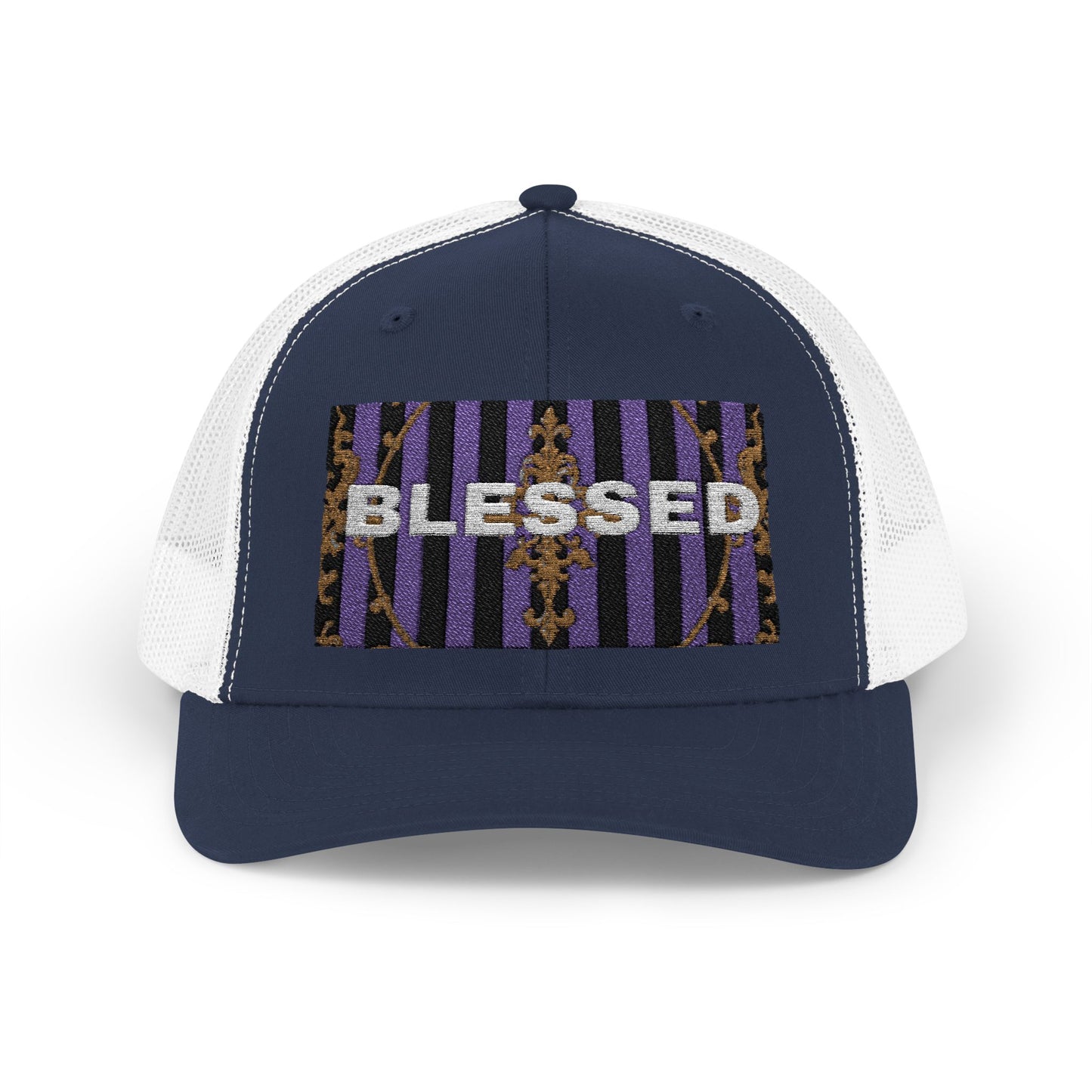 Blessed Snapback Trucker Cap, Casual Hat for Everyday Wear, Perfect Gift for Friends, Outdoor Activities, Spiritual Vibes