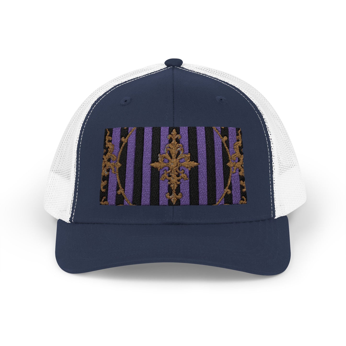 Stylish Baroque Vintage-Inspired Snapback Trucker Cap, Hipster Cap, Festival Headwear, Unique Gift for Fashion Lovers