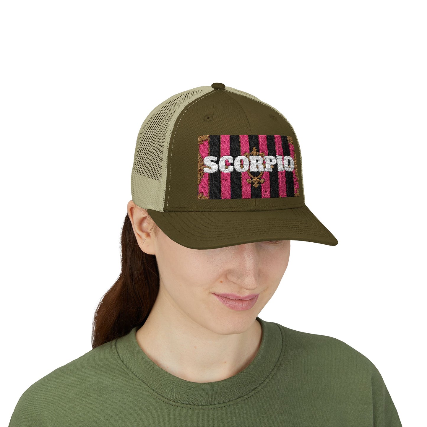 Scorpio Snapback Trucker Cap | Zodiac Hat, Astrology Gift, Trendy Cap for Astrology Lovers, Summer Style, Unique Birthday Gift