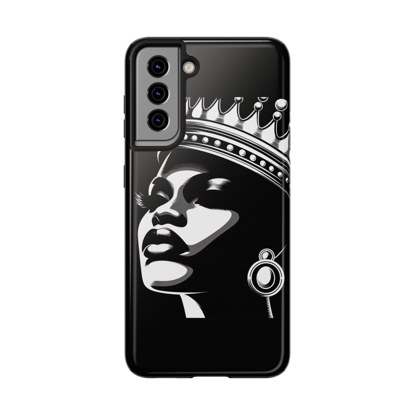 Regal Queen Tough Phone Case, Stylish Phone Cover, Gift for Her, Birthday, Empowerment, Bold Statement, Durable Phone Accessory