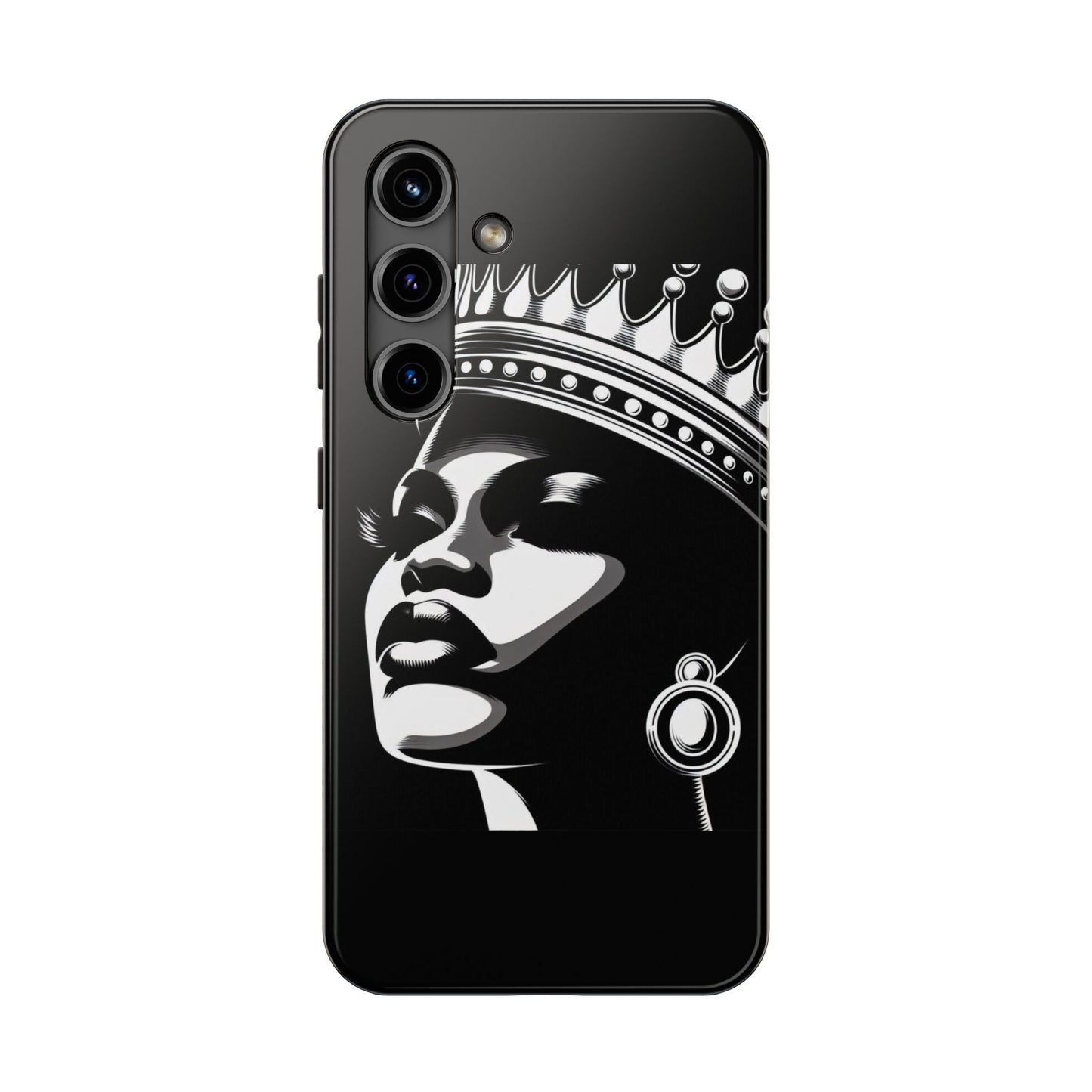 Regal Queen Tough Phone Case, Stylish Phone Cover, Gift for Her, Birthday, Empowerment, Bold Statement, Durable Phone Accessory