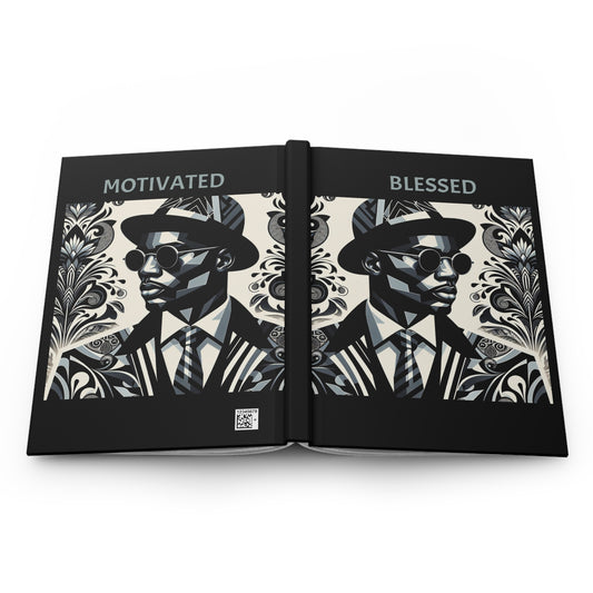 Stylish Motivated & Blessed Hardcover Journal