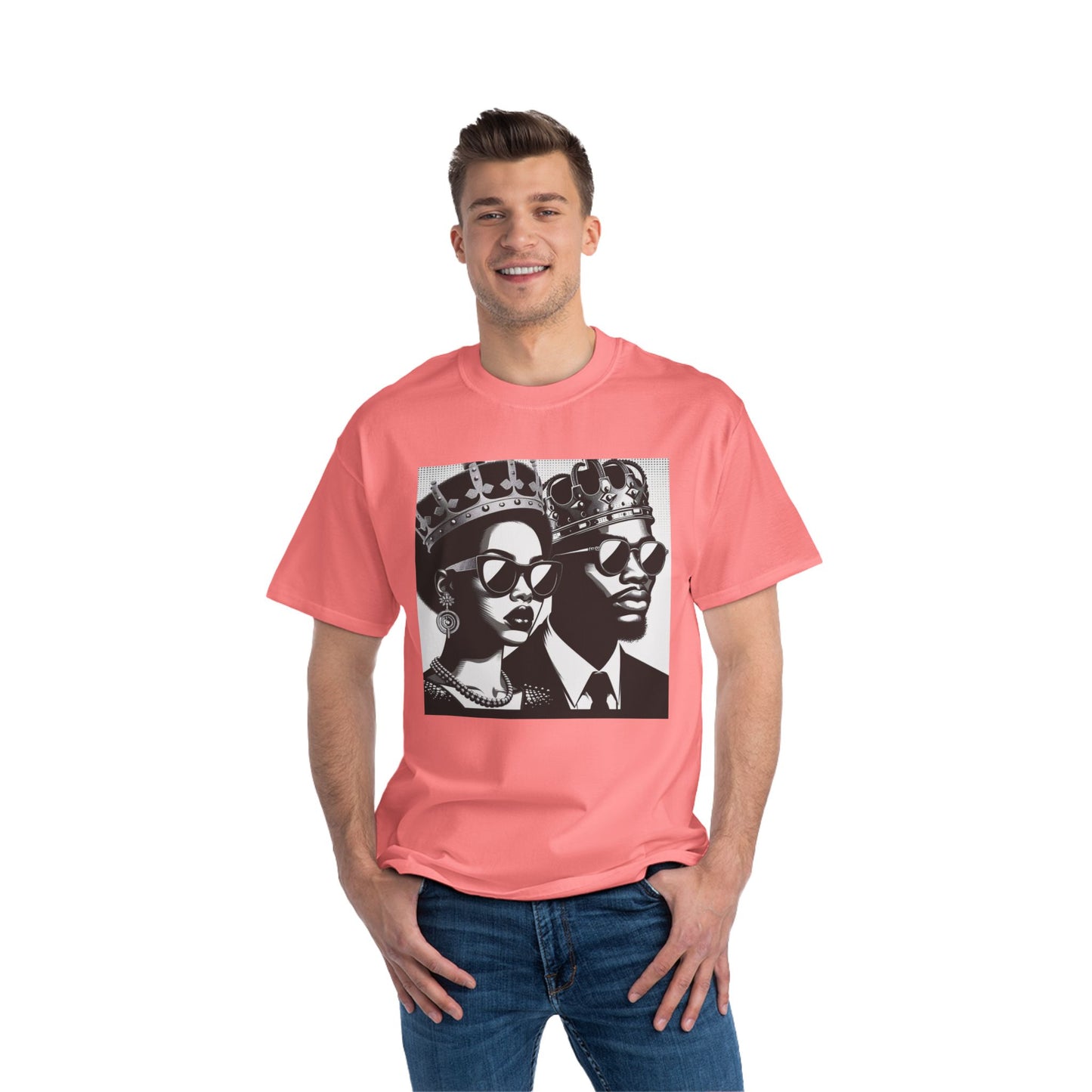 Royalty-Inspired Unisex Graphic Tee - Stylish Casual Wear for Kings and Queens, Unique Gift, Fashion Statement, Streetwear