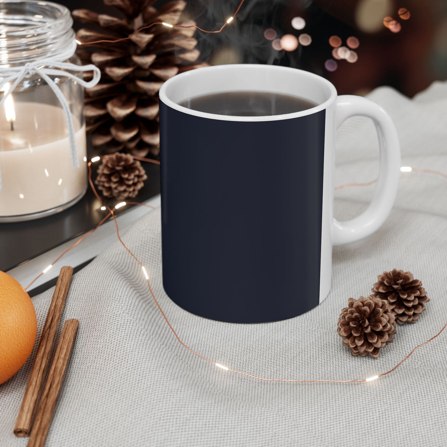 Lunar Midnight Ceramic Mug, Personalized Coffee Cup, Gifts for Her, Custom Mug for Tea Lovers, Unique Office Mugs