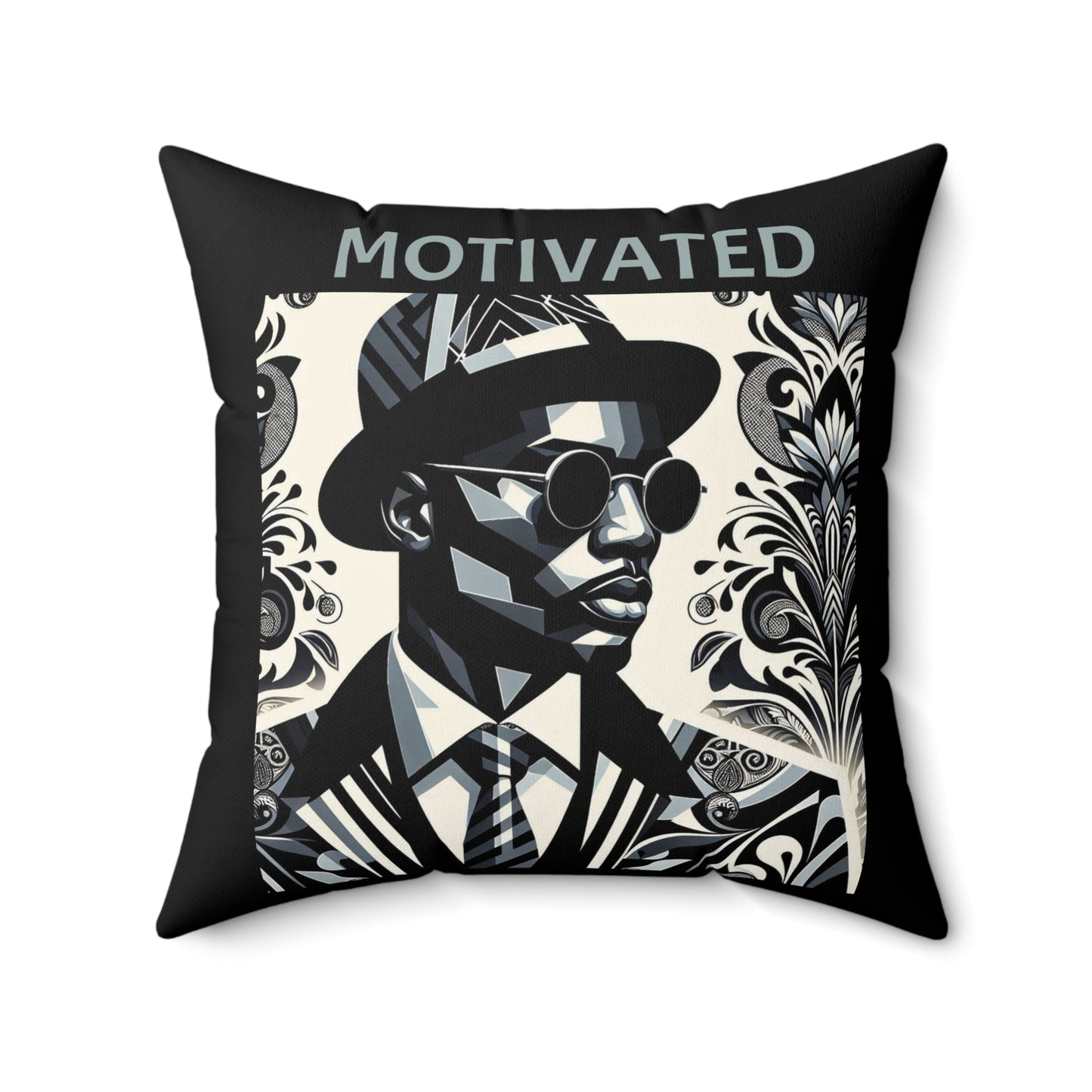 Motivational & Blessed Spun Polyester Square Pillow | Home Decor, Inspirational Gift, Modern Art, Sofa Cushion, Housewarming Decor
