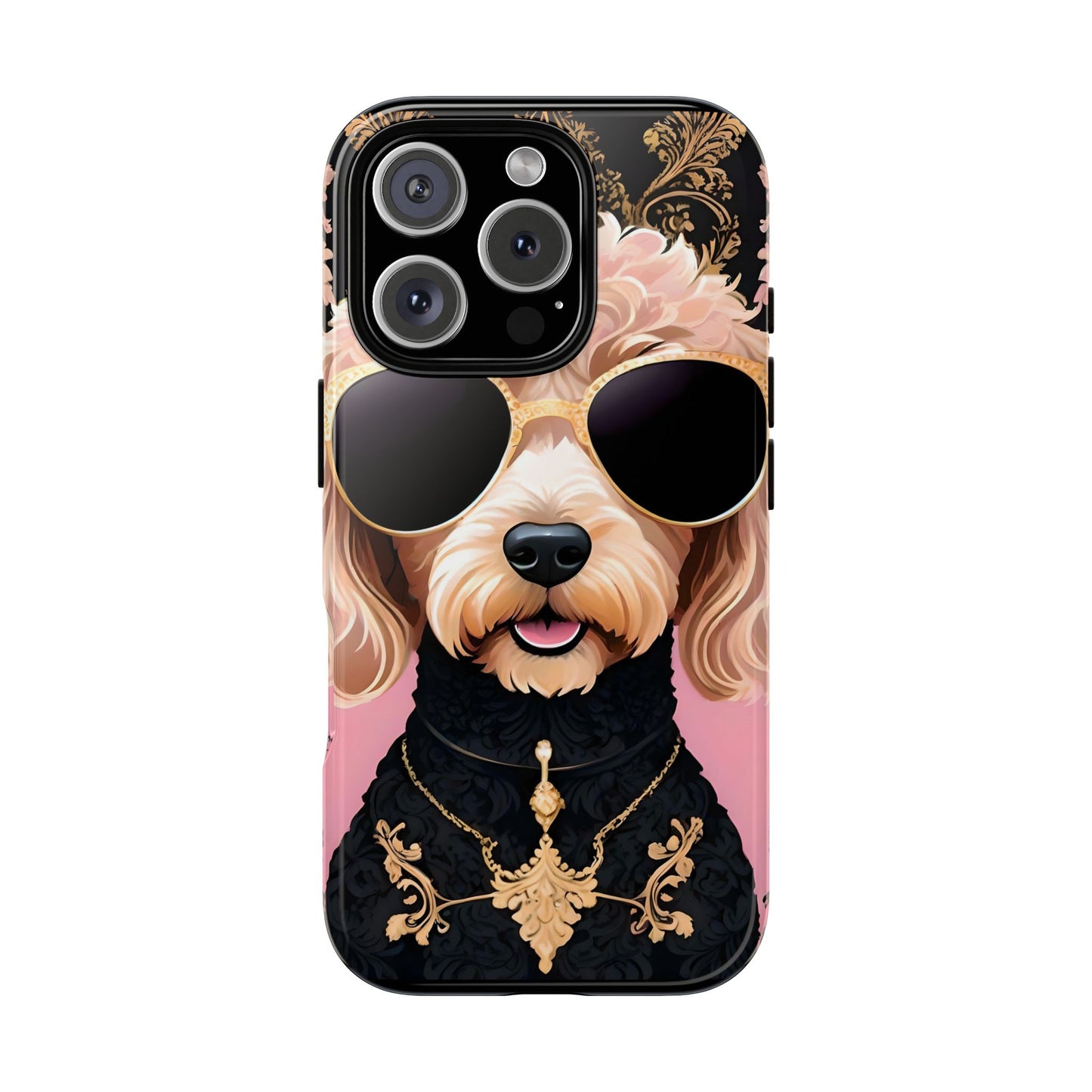Phone Case - Golden Doodle In Sunglasses Tough Case