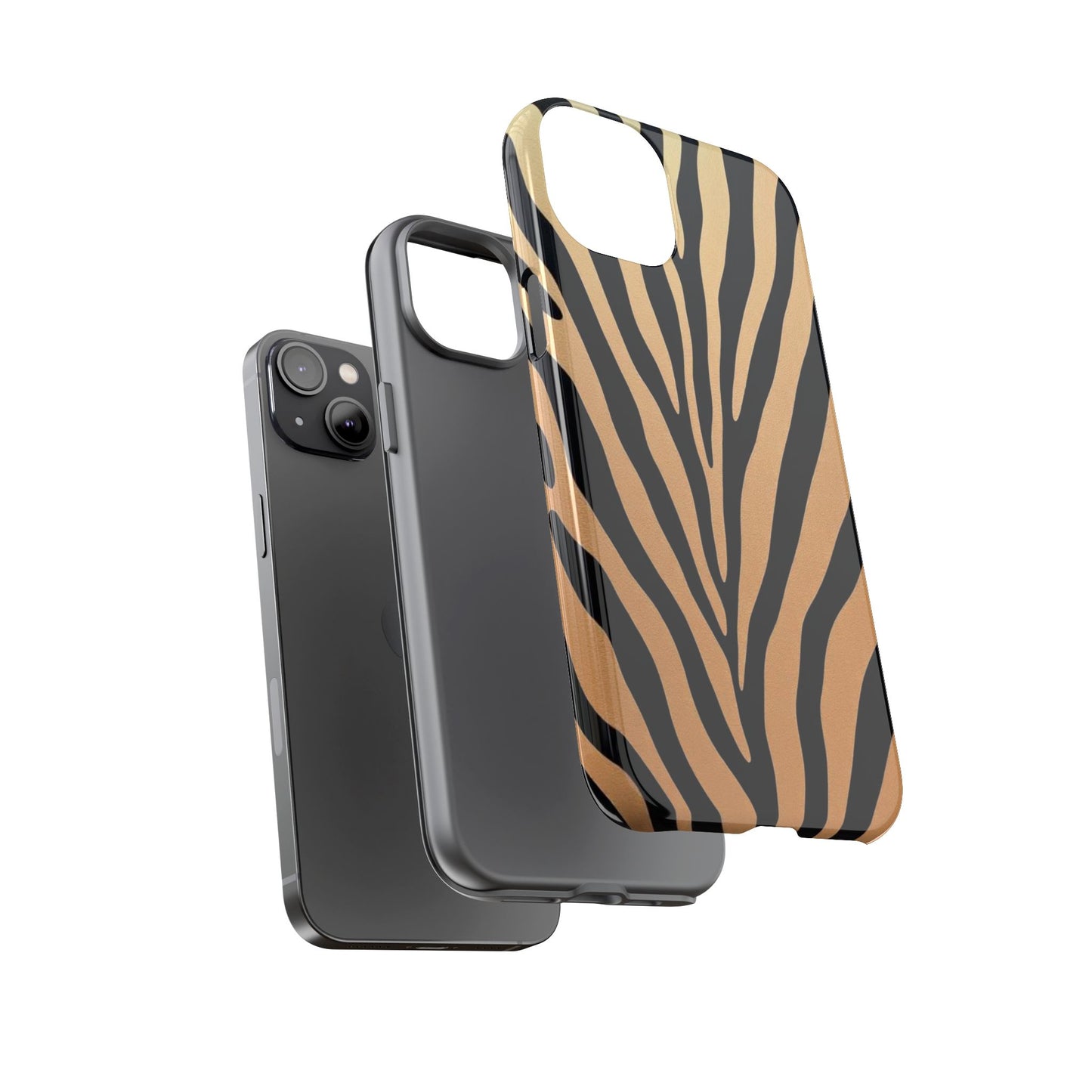 Zebra Print Tough Phone Case