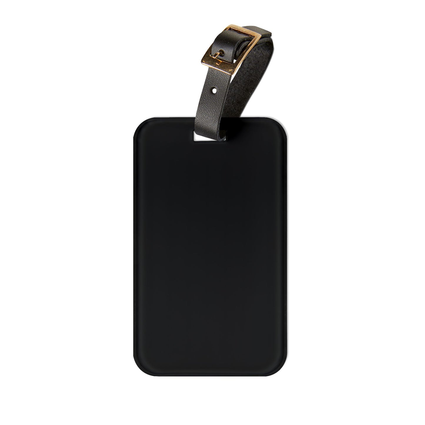 Personalized Black Travel Luggage Tag, Unique Baggage Claim Tag, Custom Name Label, Vacation Essential, Travel Accessory
