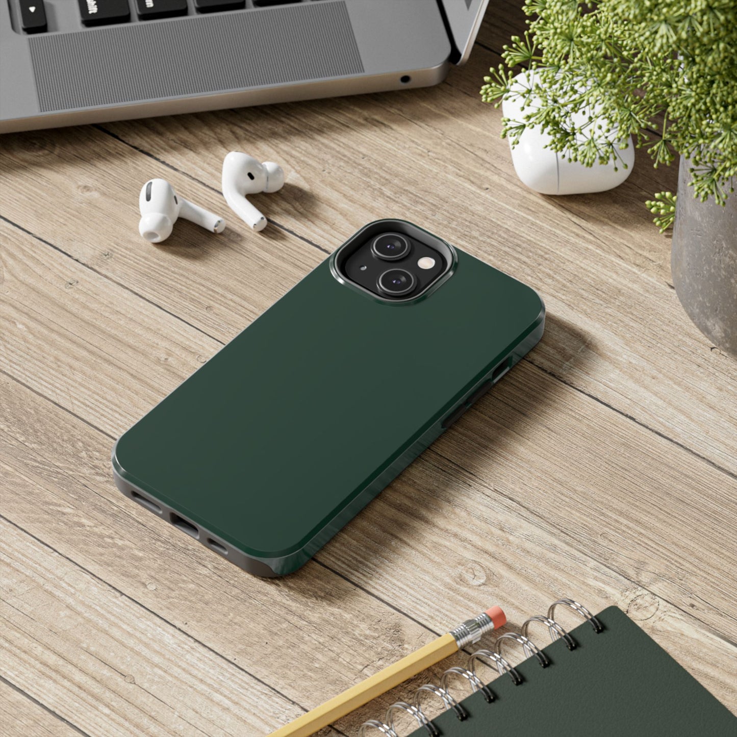 Midnight Green Tough Phone Case - Durable & Stylish Protection for Everyday Use, Gifts for Tech Lovers, Perfect for Holidays & Daily Life