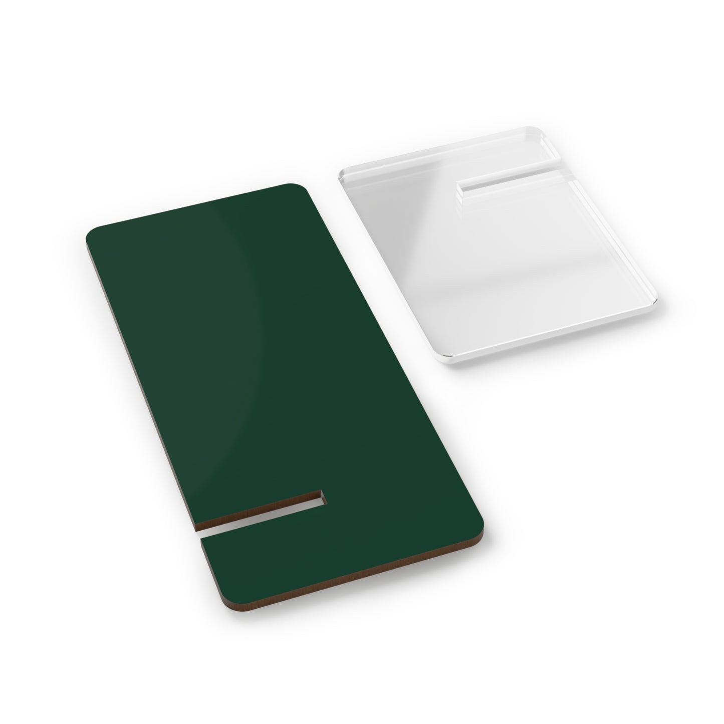Midnight Green Sleek Smartphone Stand, Modern Mobile Holder, Desk Accessories, Minimalist Phone Display, Gift for Tech Lovers