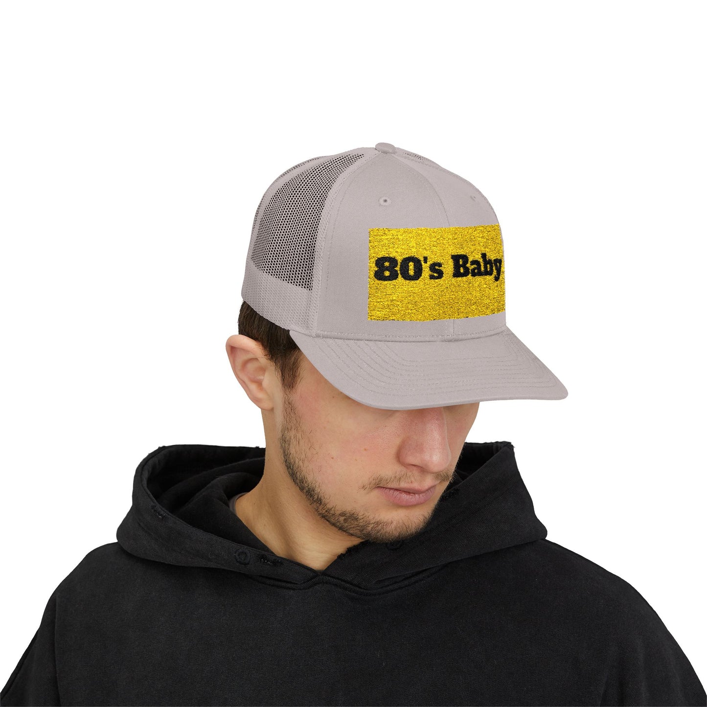 80's Baby Gold Snapback Trucker Cap - Retro Style Hat, Vintage Cap, Perfect for 80's Themed Parties, Gifts for Nostalgic Friends, Summer Fun