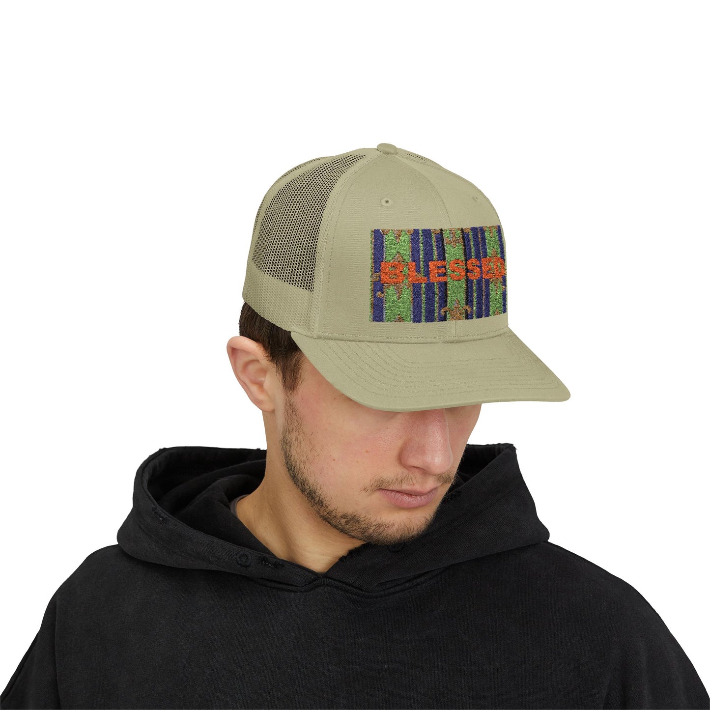 Blessed Snapback Trucker Cap, Casual Hat, Faith Gift, Outdoor Cap, Stylish Accessory, Everyday Wear