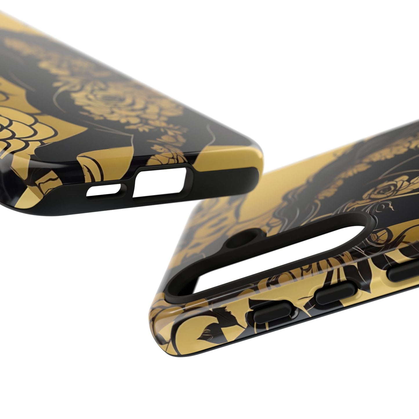 Phone Case - Elegant Horse & Roses Design