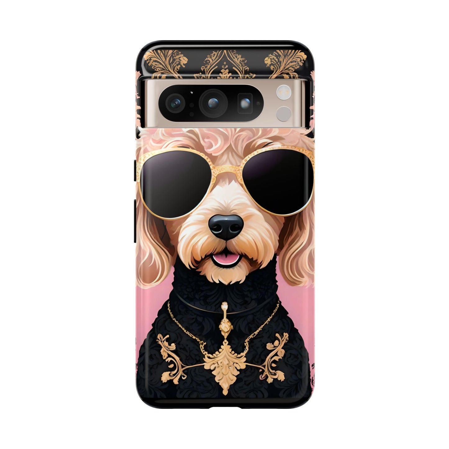 Phone Case - Golden Doodle In Sunglasses Tough Case