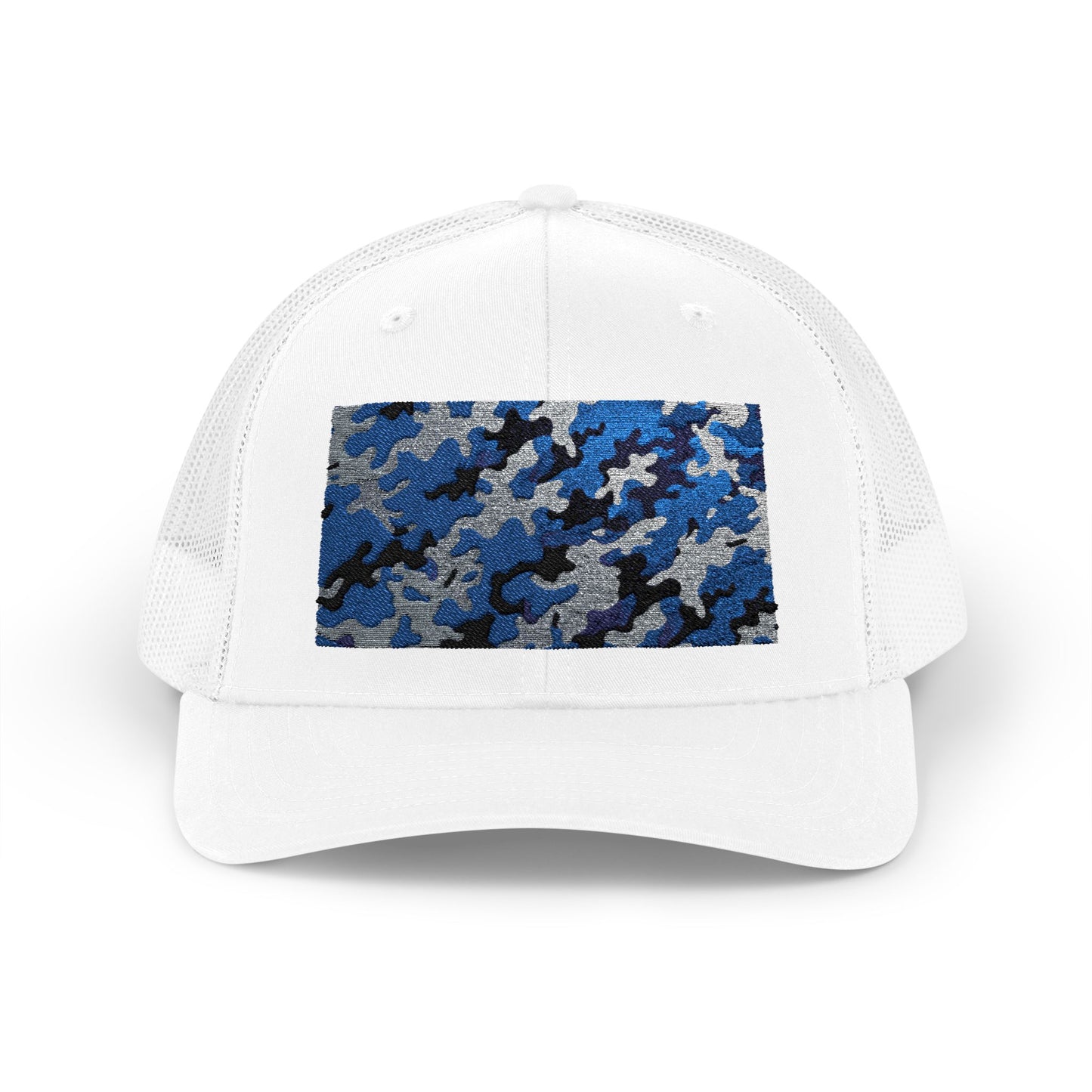Camouflage Sequin Snapback Cap | Trendy Hats for Outdoor Lovers, Fashion Accessory, Gift for Him/Her, Summer Style - Blue Camo