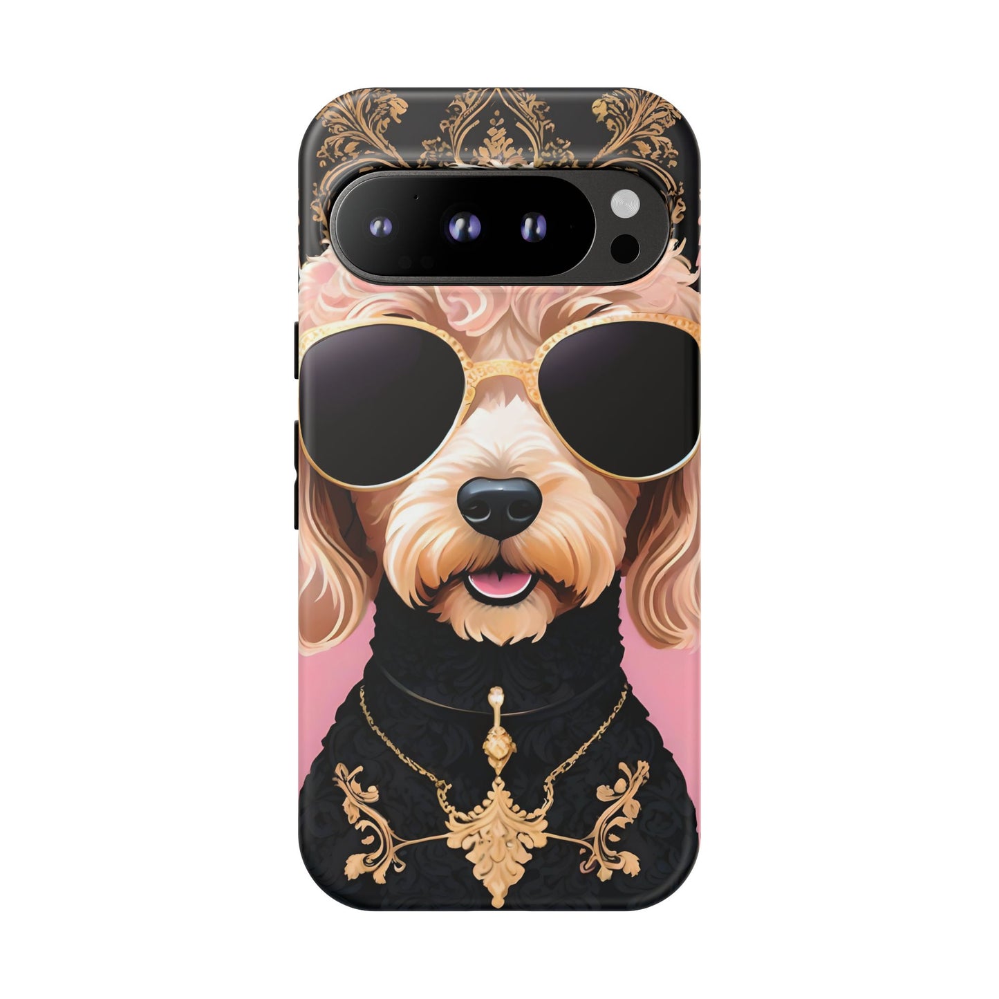 Phone Case - Golden Doodle In Sunglasses Tough Case