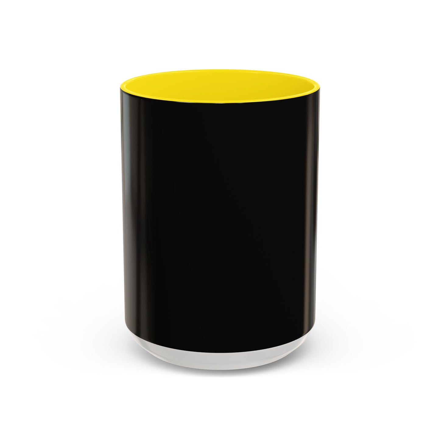 Stylish Black Accent Coffee Mug for Home or Office | Perfect Gift for Coffee Lovers, Unique Black Mug, Customizable Drinkware