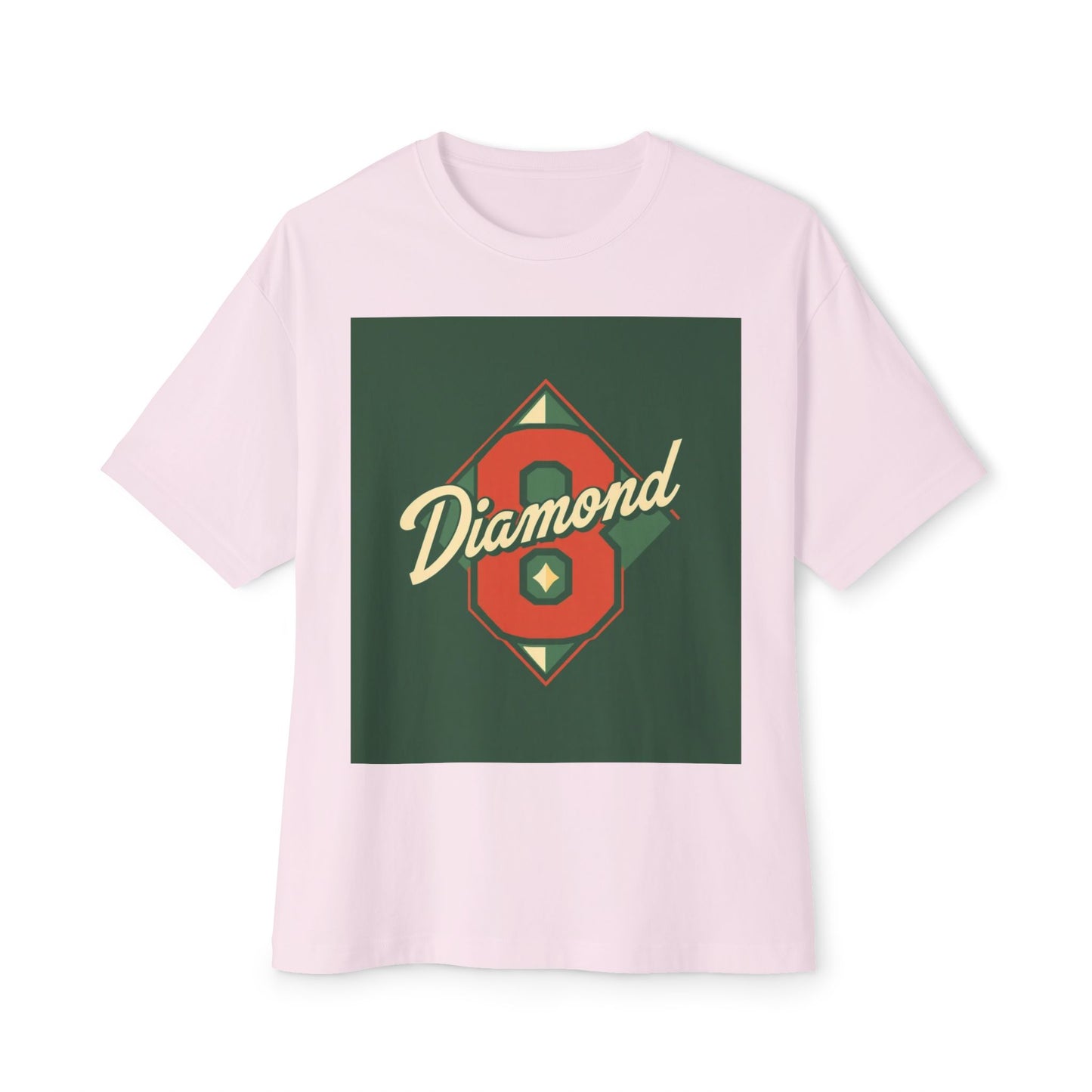 Diamond Oversized Boxy Tee | Casual Streetwear, Gift for Him/Her, 90s Retro Style, Fashion Statement, Unique Graphic Tee - Diamond 8