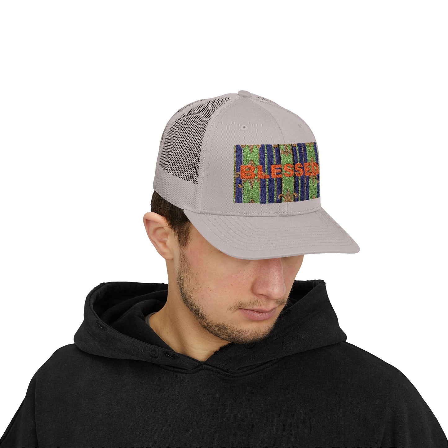 Blessed Snapback Trucker Cap, Casual Hat, Faith Gift, Outdoor Cap, Stylish Accessory, Everyday Wear