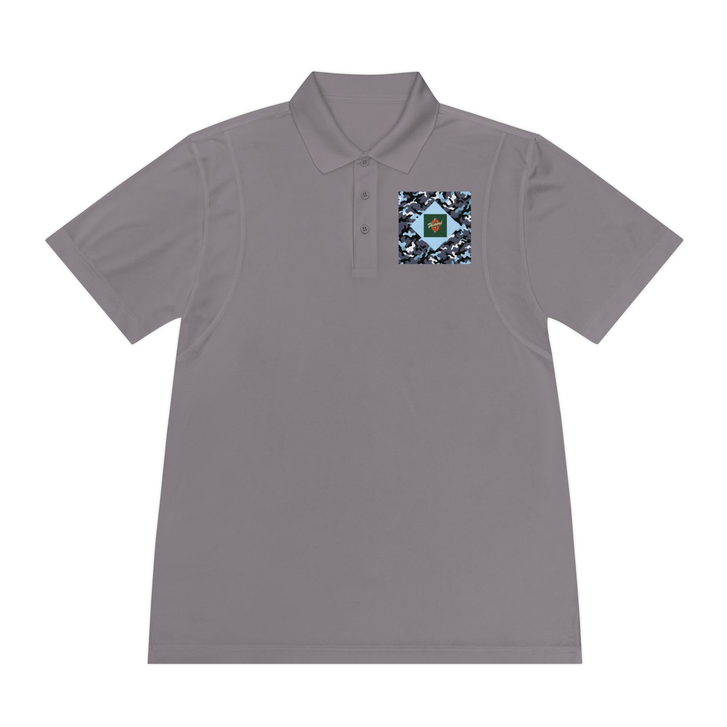 Men's Sport Polo Shirt - Camo & Diamond 8