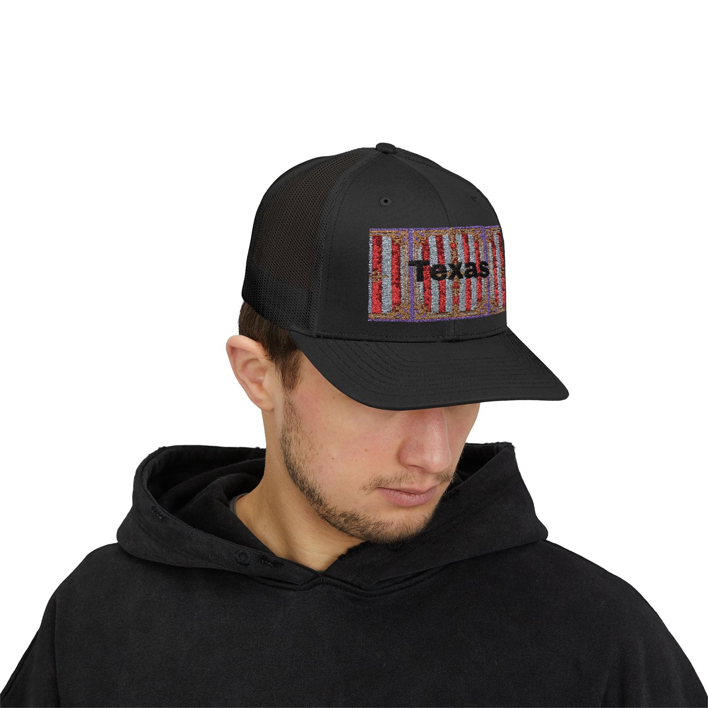 Texas Pride Snapback Trucker Cap, Casual Hat for Outdoor Adventures, Father's Day Gift, Texas Flag Cap, Summer Accessories