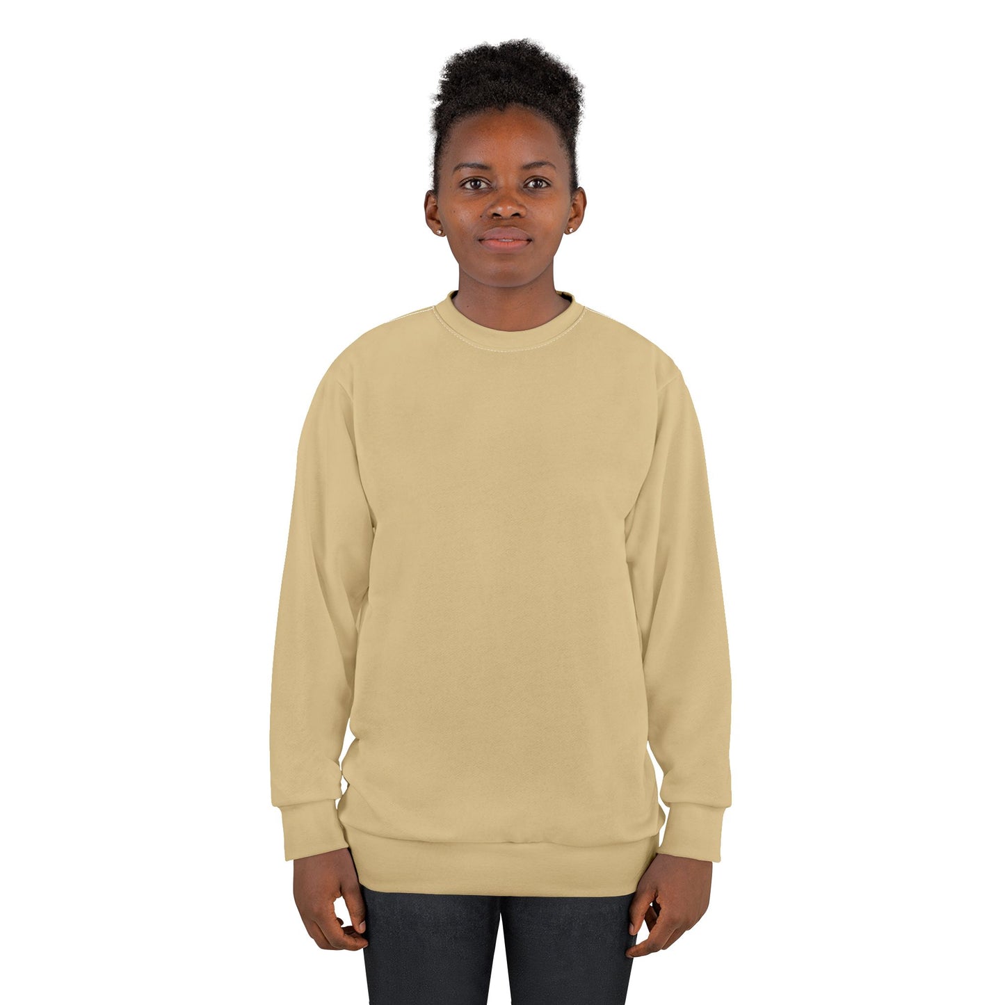 Vanilla Wheat Cozy Unisex Sweatshirt for Every Season, Casual Layering Piece, Ideal for Gifting, Birthday Sweatshirt, Everyday Comfort