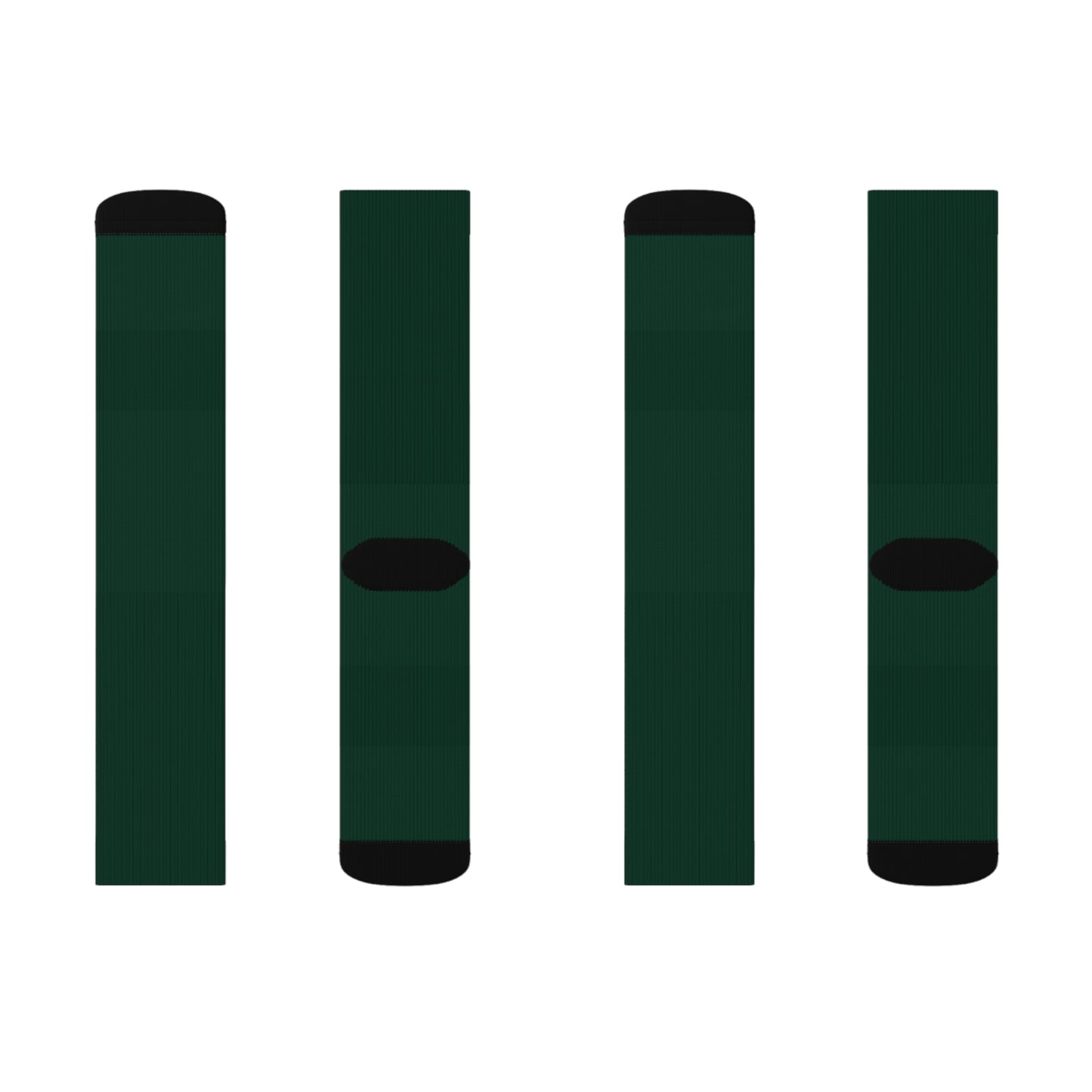 Stylish Midnight Green Sublimation Socks for Comfort and Personalization | Unique Gift for Sock Lovers, Cozy & Fun, Everyday Wear
