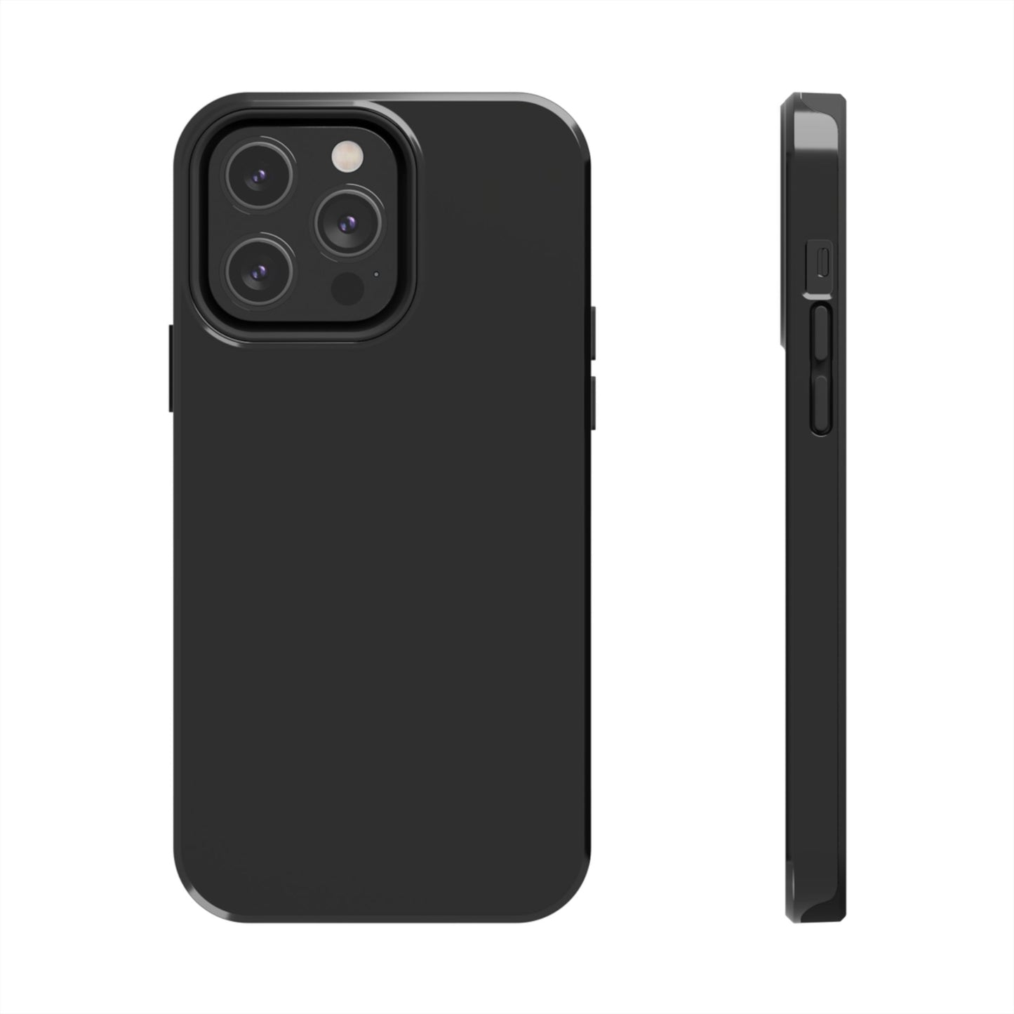 Durable Black Tough Phone Cases, Heavy-Duty Cell Phone Cover, Personalized Tech Protection, Gift for Him or Her, Everyday Protection