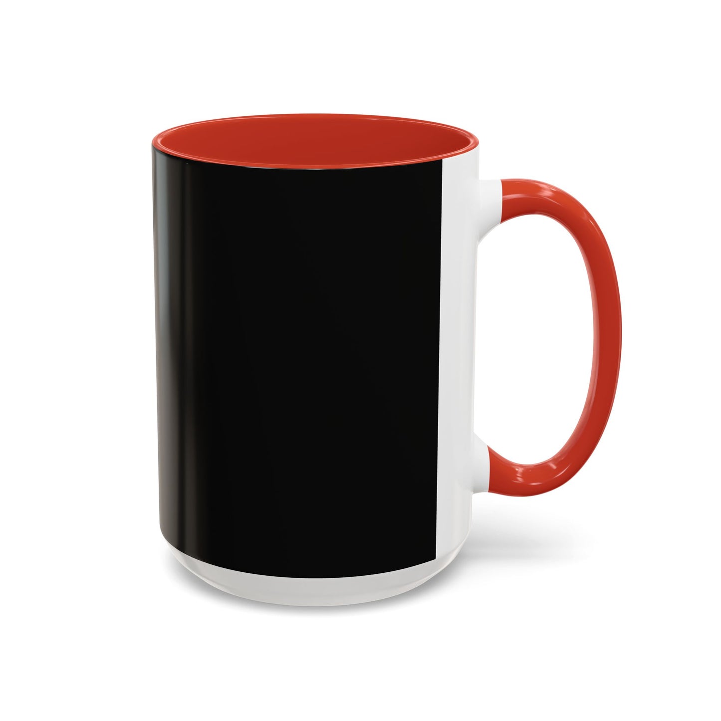 Stylish Black Accent Coffee Mug for Home or Office | Perfect Gift for Coffee Lovers, Unique Black Mug, Customizable Drinkware