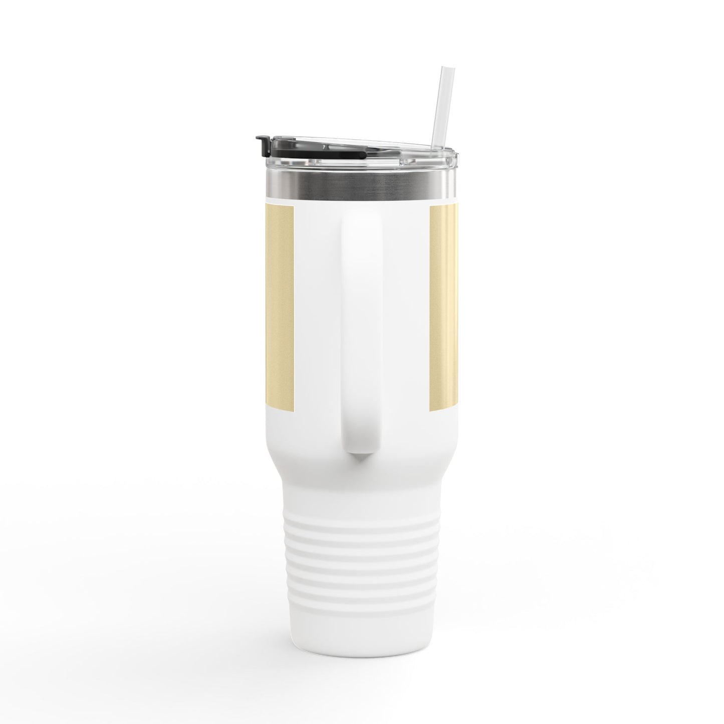 Vanilla Wheat 40oz Insulated Travel Mug | Customizable Hot & Cold Drink Tumbler | Perfect Gift for Travelers, Coffee Lovers, Road Trips, Holidays