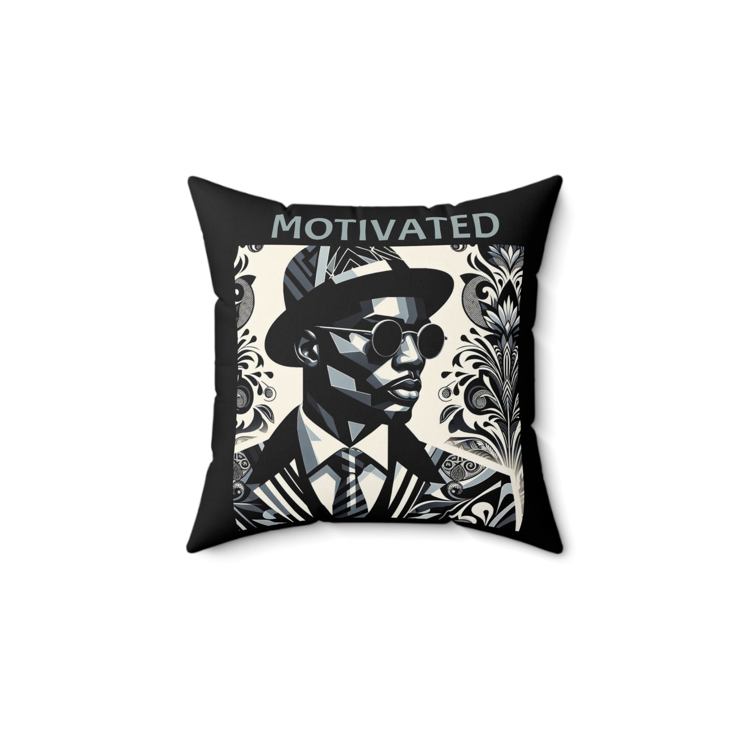 Motivational & Blessed Spun Polyester Square Pillow | Home Decor, Inspirational Gift, Modern Art, Sofa Cushion, Housewarming Decor