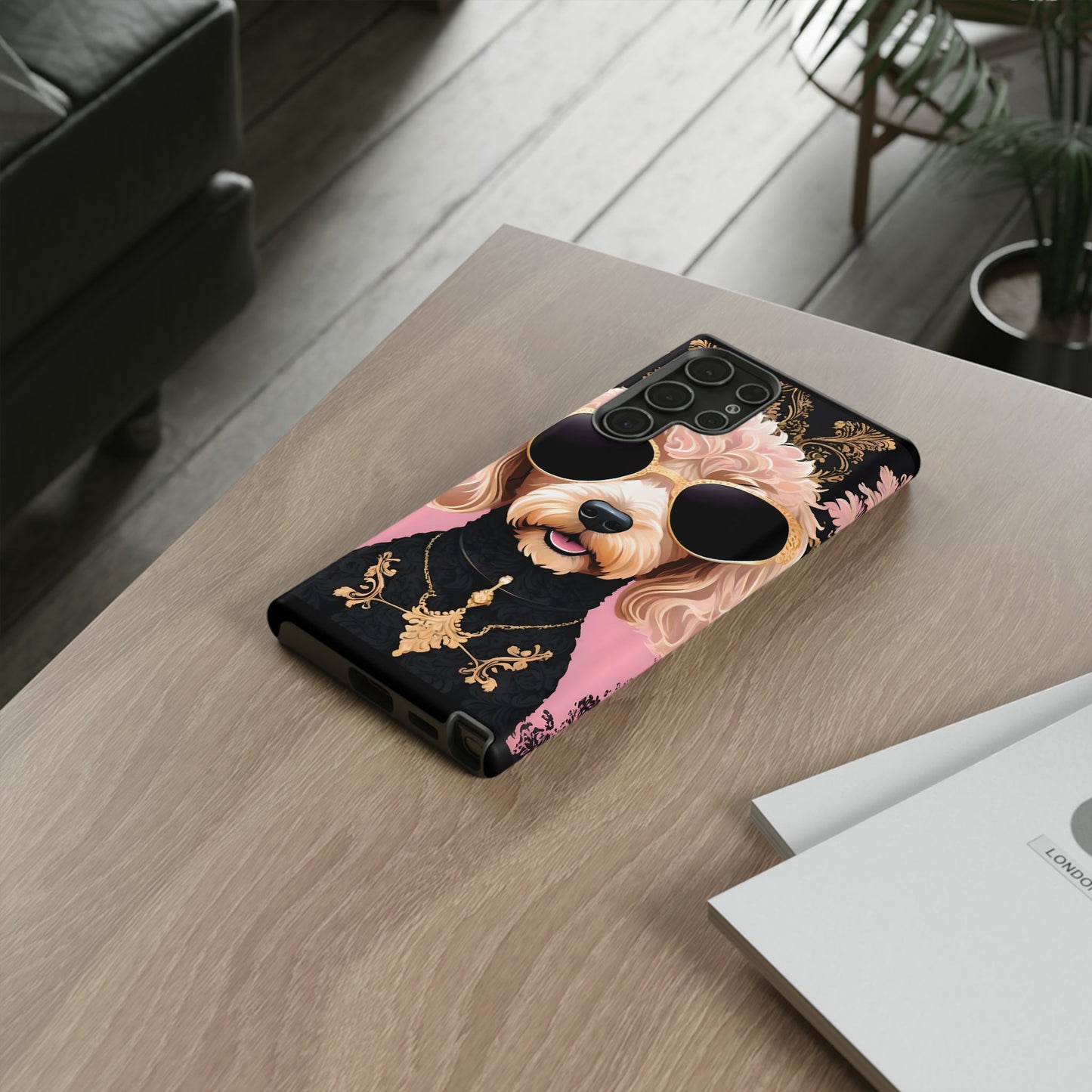 Phone Case - Golden Doodle In Sunglasses Tough Case