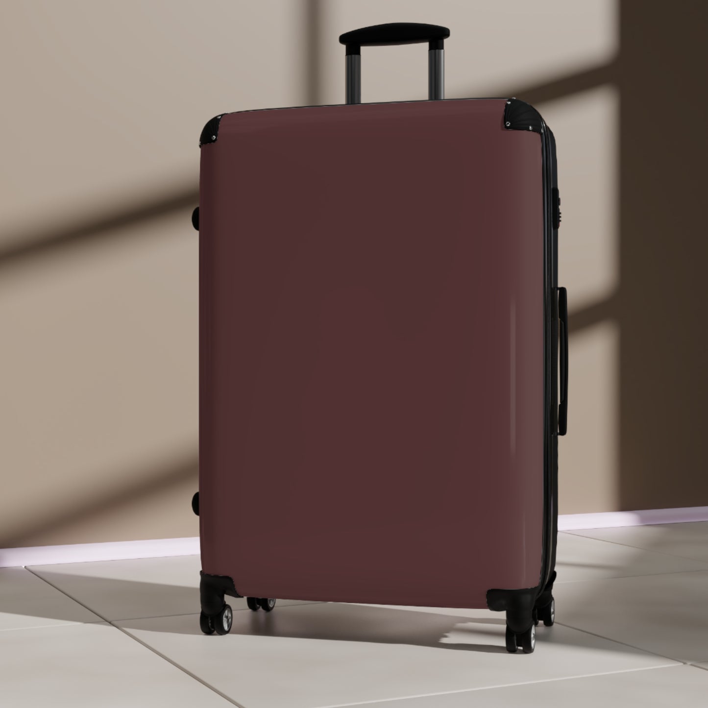 Stylish Brown Merlot Carry-On Luggage for Travelers, Travel Suitcase, Weekend Getaway Bag, Flight Essential, Boarding Bag, Vacation Companion