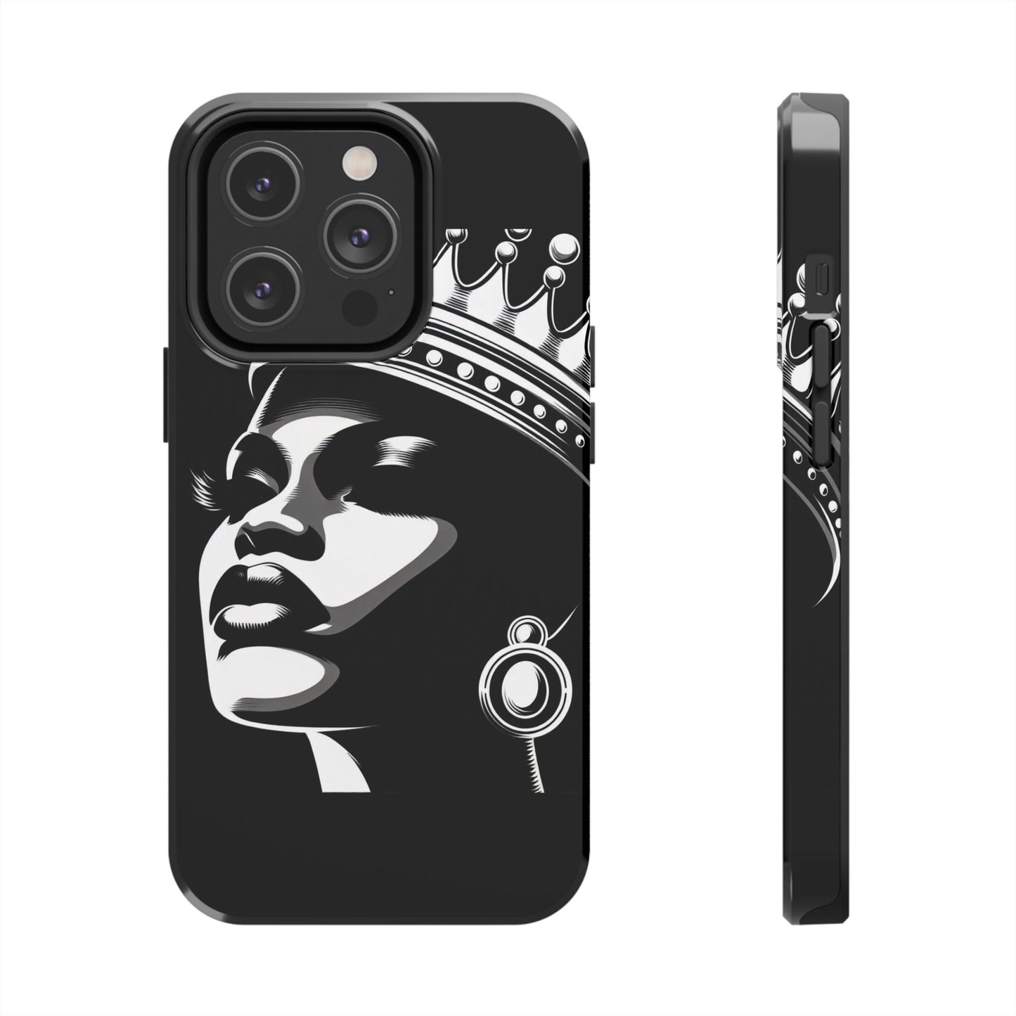 Regal Queen Tough Phone Case, Stylish Phone Cover, Gift for Her, Birthday, Empowerment, Bold Statement, Durable Phone Accessory