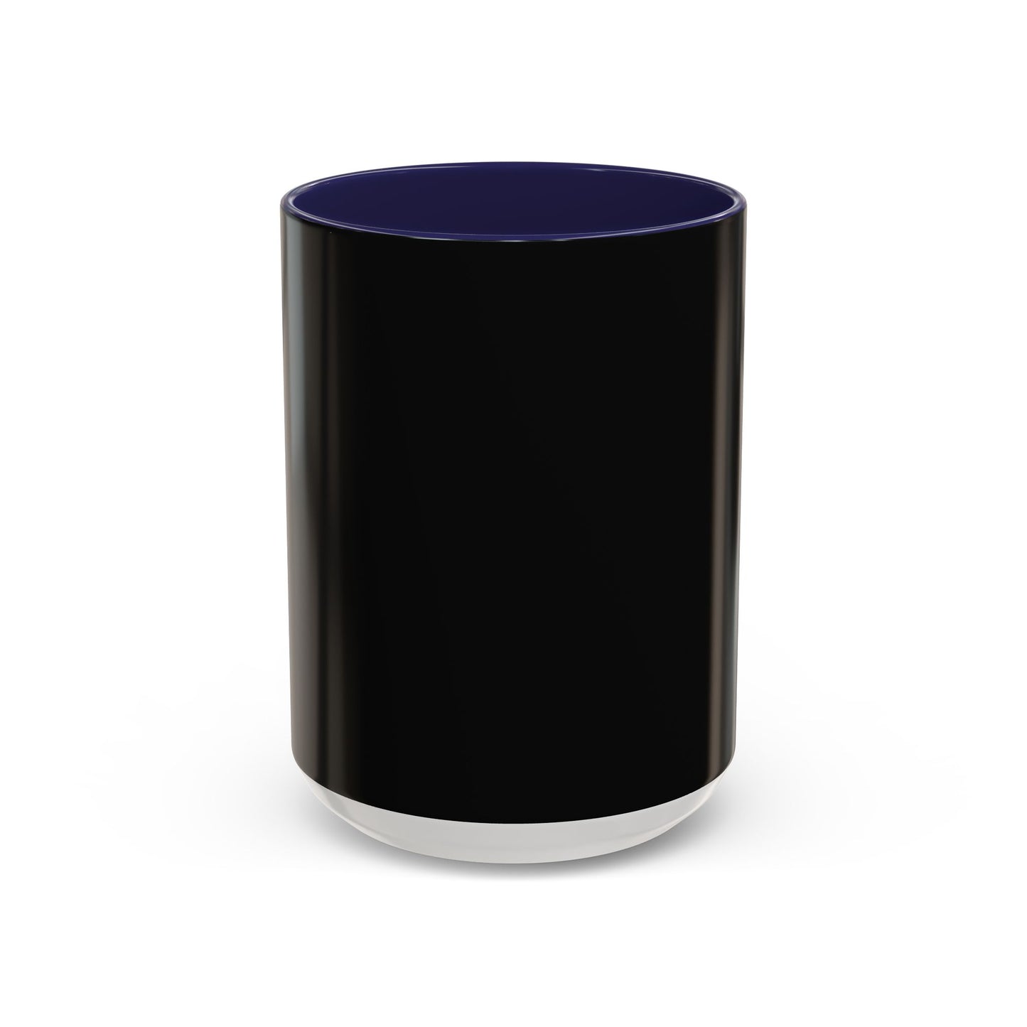 Stylish Black Accent Coffee Mug for Home or Office | Perfect Gift for Coffee Lovers, Unique Black Mug, Customizable Drinkware