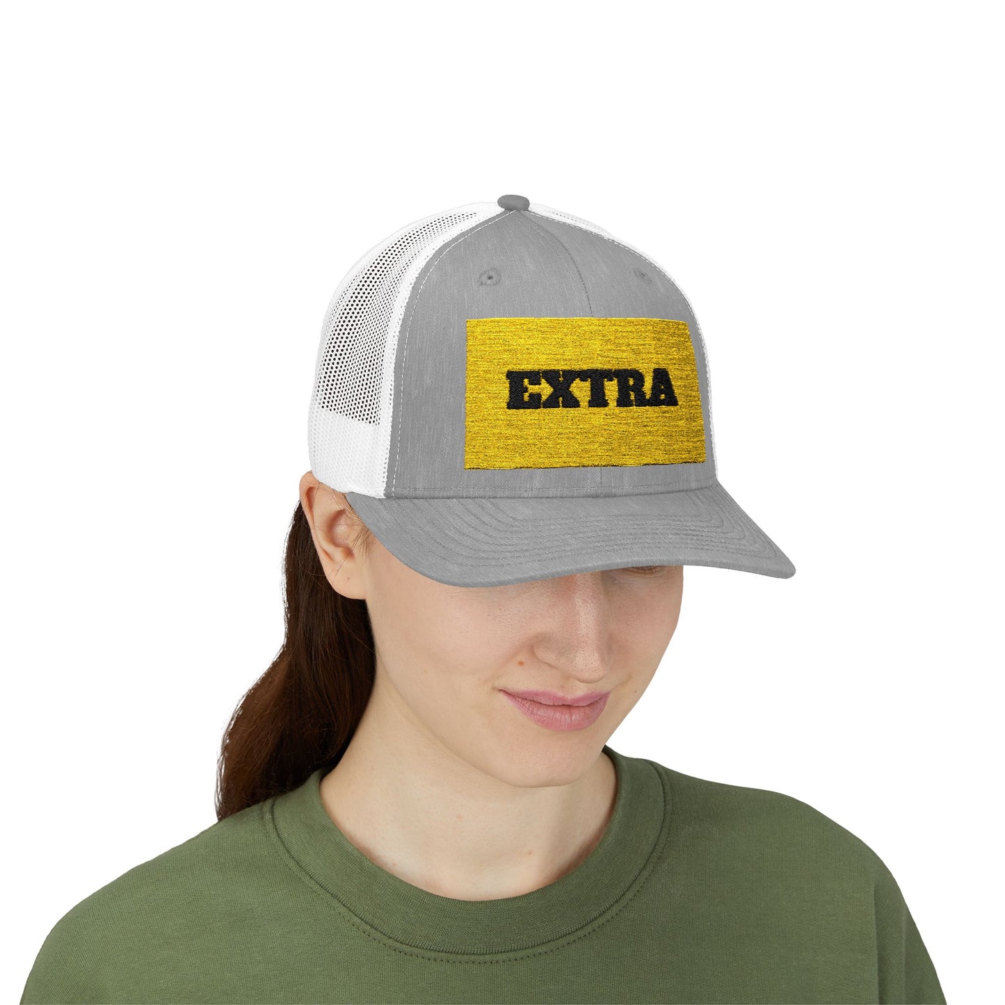 Extra Sparkling Gold Snapback Trucker Cap, Casual Hat, Fashion Accessory, Outdoor Gear, Gift for Him/Her, Party Wear