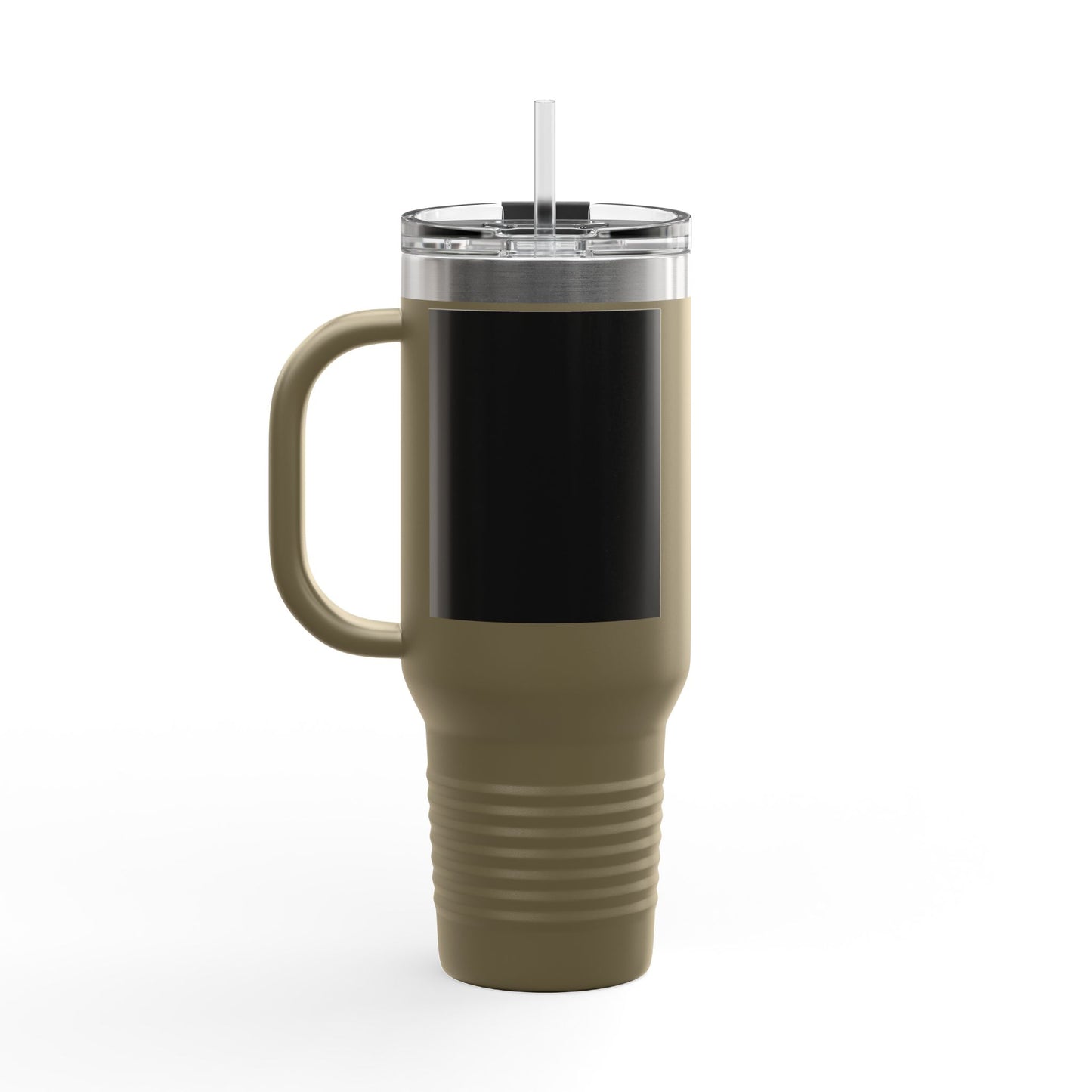 Insulated Black Travel Mug, 40oz - Ideal for On-the-Go Hydration, Travel, Outdoor Adventures, and Everyday Use - Perfect Gift for Coffee Lovers
