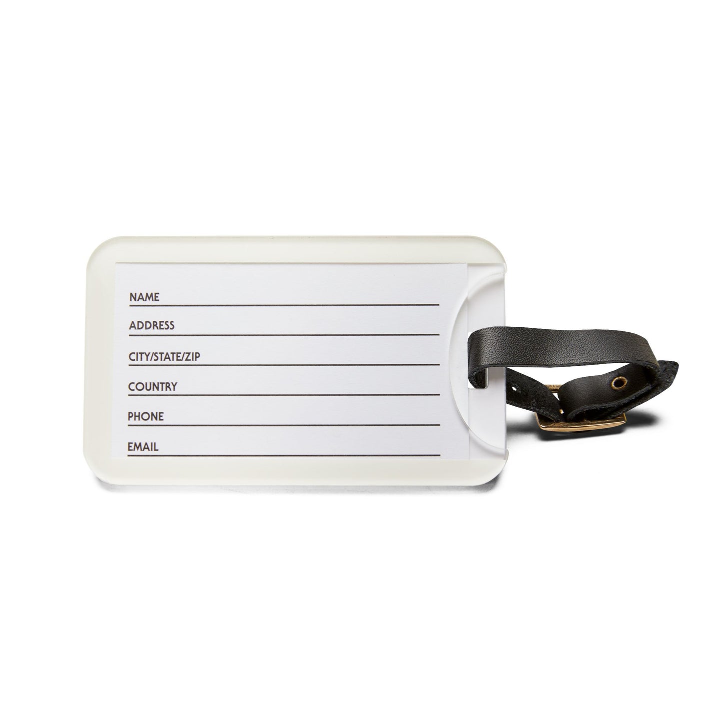 Dusk Terracotta Baroque Luggage Tag — Vintage Travel ID